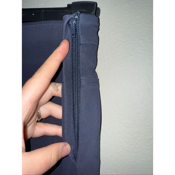 MM. Lafleur New York navy dress pants size 10 #712 - Picture 3 of 7